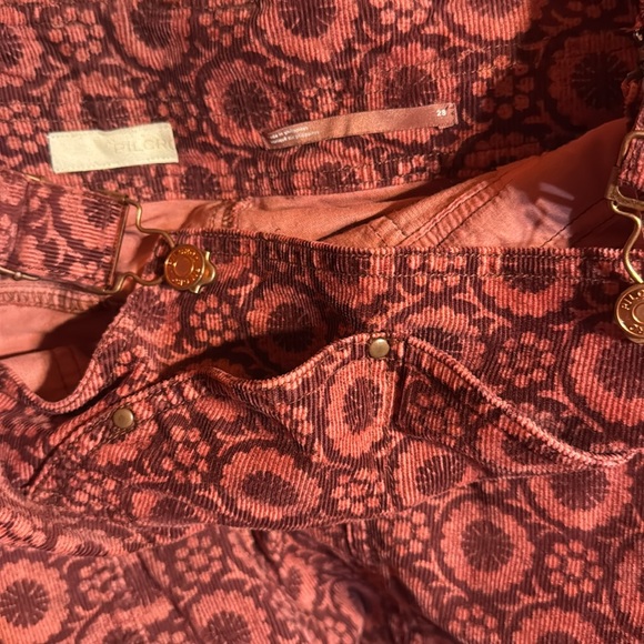 NWOT Pilcro Relaxed Corduroy Overalls - Picture 4 of 4